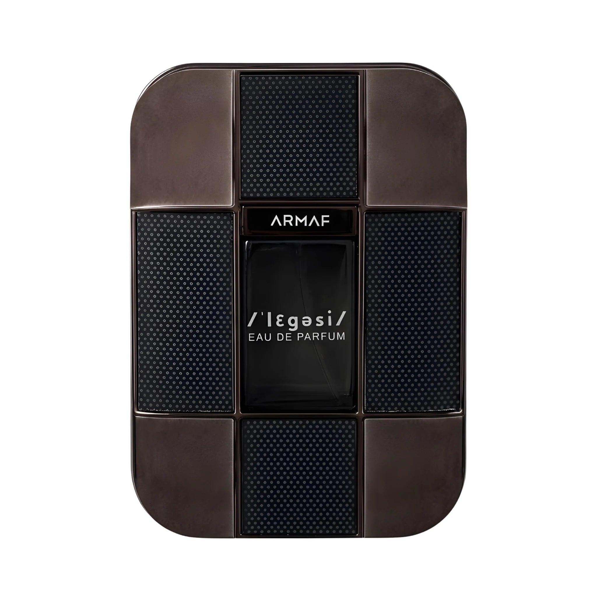 Foto frontal del Legesi Homme Armaf Eau de Parfum Para Hombre fondo blanco